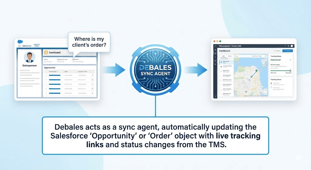 Live Shipment Status in Salesforce: MercuryGate/Oracle TMS Sync