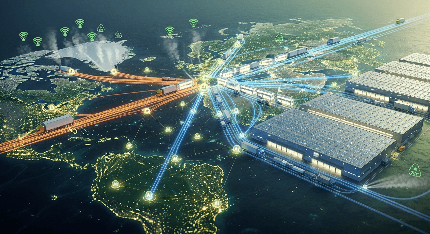 Net-Zero Logistics: AI Agents for Carbon Neutrality and Optimization