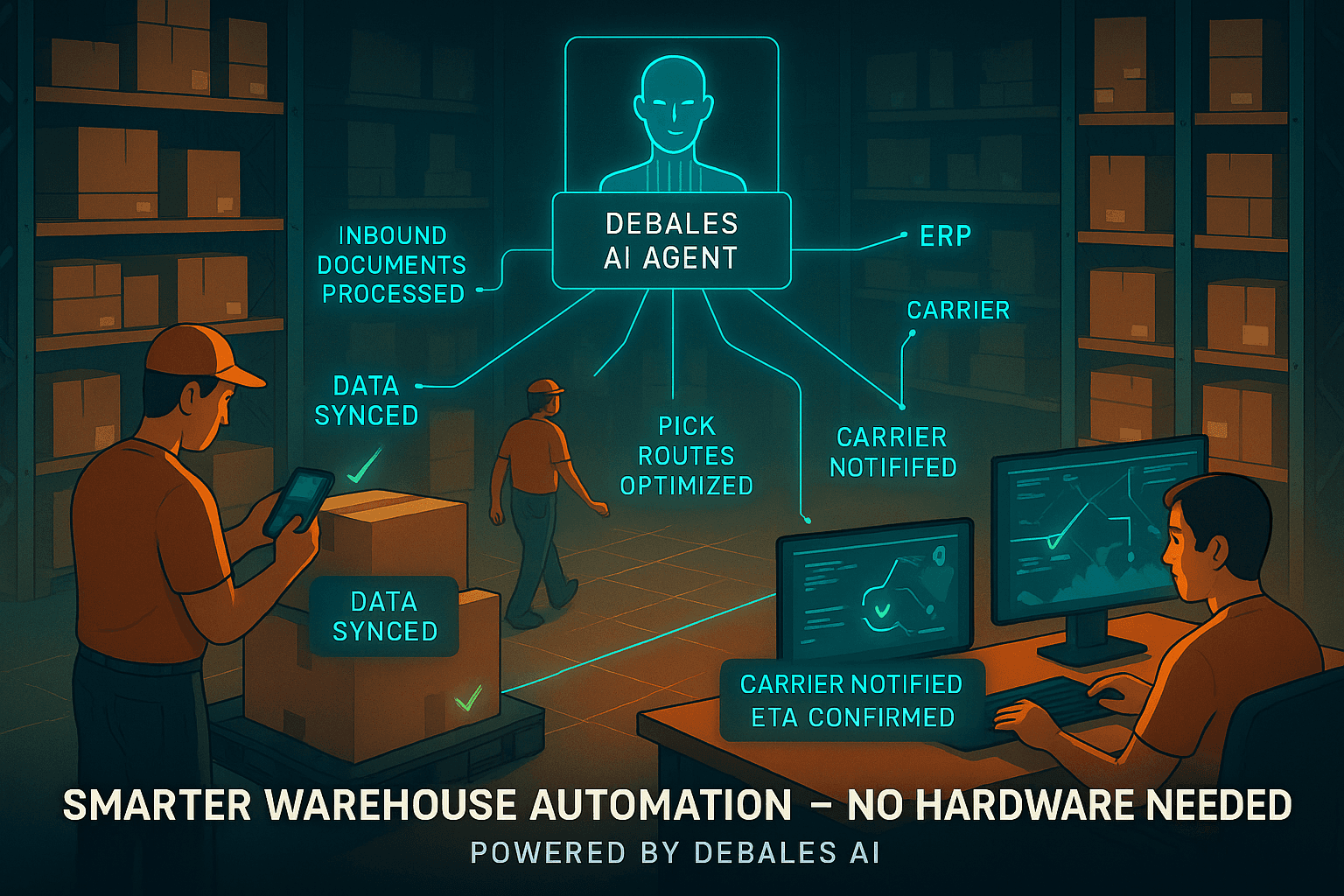 Smarter Warehouses Start Here: AI Agents That Automate Without Robots
